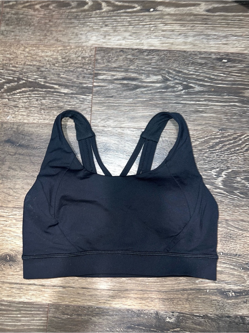 lululemon athletica Black Strappy-Back Sports Bra
